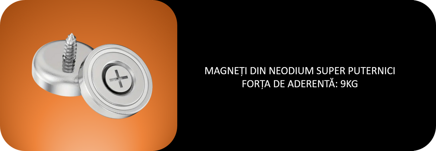 SUPORT MAGNETIC PENTRU NUMĂRUL DE ÎNMATRICULARE