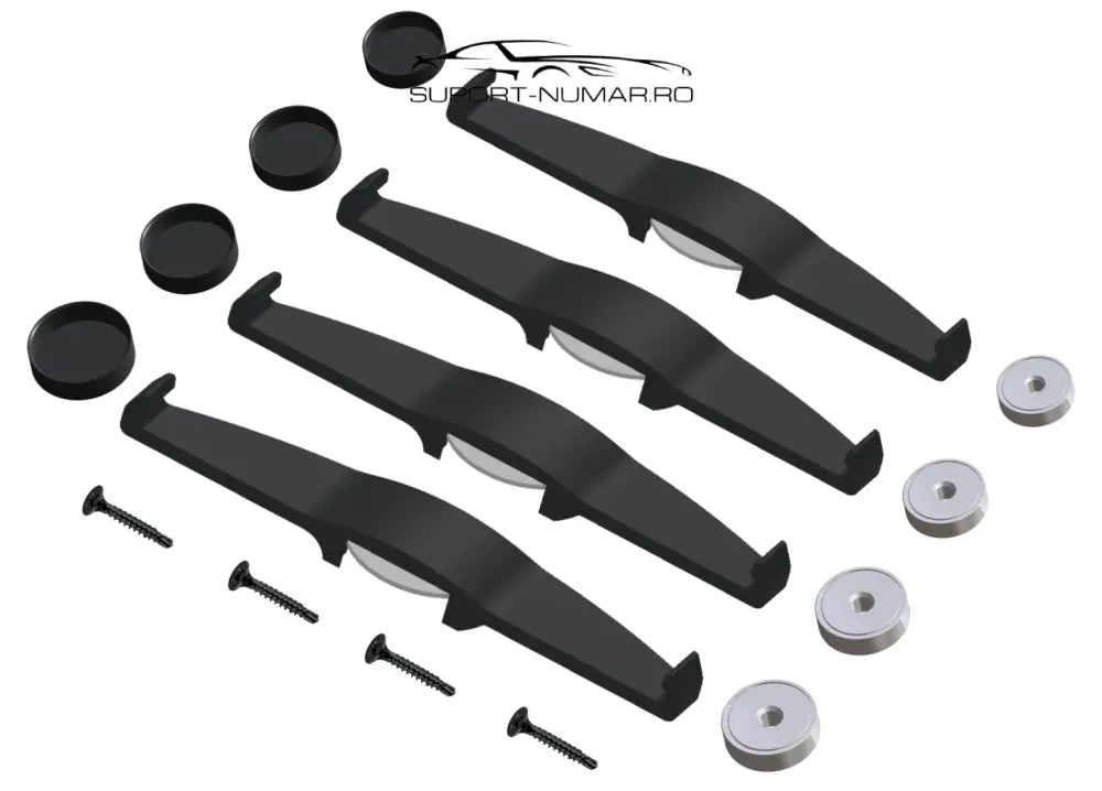 Set suport numar magnetic 2 numere premium