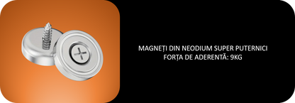 SUPORT MAGNETIC PENTRU NUMĂRUL DE ÎNMATRICULARE