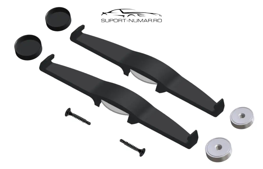 Set suport numar magnetic numar auto premium