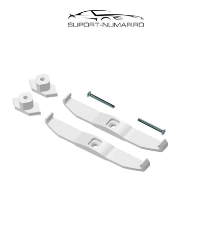 SUPORT NUMĂR AUDI RS CLASSIC Alb / 1 Număr