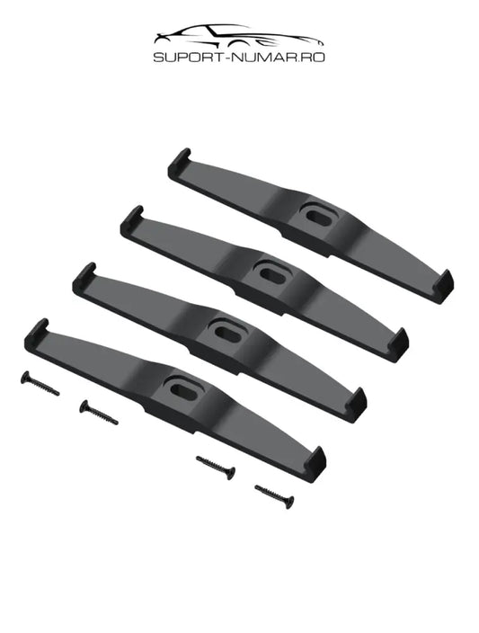 SUPORT NUMĂR AUTO SLIM PREMIUM Negru